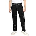 CAHOOT Men39s Stitched Cargo Denim Jeans for