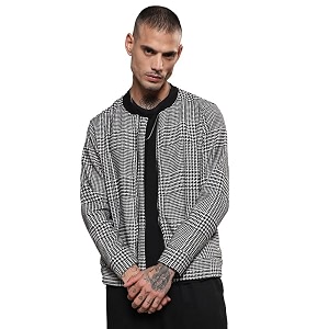 CAHOOT Mens Zip-Front Jacket With Fleece Detail