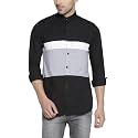 CAHOOT Men Mandarin Collar Casual Shirt