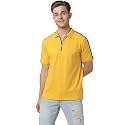 CAHOOT Men Red Striped Casual T-Shirt
