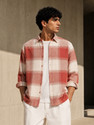 CAHOOT Men Regular Fit Checkered Spread Collar