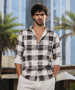 CAHOOT Men Solid Casual Multicolor Shirt