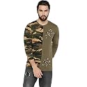 CAHOOT Military Camouflage Men Round Neck Black