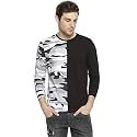 CAHOOT Military Camouflage Men Round Neck Black