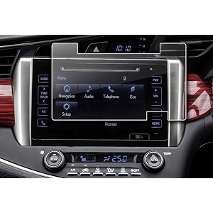 car infotainment navigation music system screen protector compatible with toyota innova crysta 27 gx mt 8s car touch screen infotainment system 7 inch glossy finish
