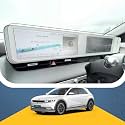 Screen Protector Compatible With HYUNDAI IONIC 5 Infotainment and Cluster in Single Guard | Clear | Pack of 1