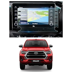 screen protector compatible with toyota hilux car accessories navigation or music system touch screen infotainment company fitted 2021 - 08 inch
