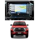 Screen Protector compatible with Toyota HILUX Car Accessories Navigation or Music System Touch Screen Infotainment (Company Fitted) (2021) - 08 INCH