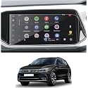 VW TAIGUN GT Plus 1.5 TSI DSG (10.09 Inch) Compatible Scratch Resistant, Unbreakable, Flexible &amp; Shatter Proof Car Infotainment Screen Protector (transparent)