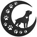 Caiibaoob Rottweiler Metal Wall Art for Dog Lover- Wall Sculpture Statues Art Hanging Decor