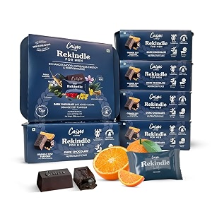 rekindle for men  ashawgandha ginseng amp safed musli  dark chocolates supplements  improves endurance amp efficiency  mood enhancer  caim by relang  brazilian orange zest  6x20 pieces1800g