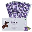 Caim by arelang – Restore Your Sleep Thins | Dark Chocolate for Deep Sleep | No Added Melatonin | Natural Sleep Aid | Non-Habit Forming &amp; Vegan | 30 Pieces (120g)