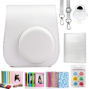 caiul camera accessories bundle compatible with fujifilm instax mini 11 white