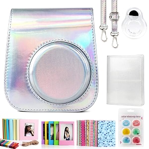 caiul camera accessories bundle compatible with fujifilm instax mini 11 symphony silver