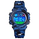 CakCity Kids Digital Sport Watch for Boys, Outdoor Waterproof Wrist Watch