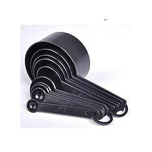 cake decor baking measurement measuring cups and spoons set - 8 pieces set