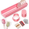 Cakesicle Cutter with 9in Tray, Pink Cakesicle Mold Set