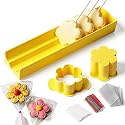 Cakesicle Cutter with 9in Tray, Yellow Flower Cakesicle Mold Set
