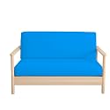 Cal-King Futon Covers - 100% Egyptian Cotton Futon Slipcover Turquoise Blue