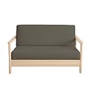Cal-King Size Futon Covers - 100% Egyptian Cotton Futon Slipcover Dark Gray