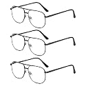 Calabria 1106 Metal Aviator Reading Glasses in