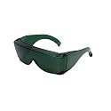 Calabria 3000 Fitover Safety Glasses with Uni-Lens – [Green] Wrap Around Eye Protection | Anti-Fog Scratch Resistant | Protective Eyewear