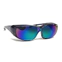 Calabria Unisex Fitover Safety Glasses with Tinted Lenses | Fit Over Eyeglasses | Blue Light &amp; UV Protection Glasses