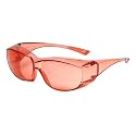 Calabria Unisex Fitover Safety Glasses with Tinted Lenses | Fit Over Eyeglasses | Blue Light &amp; UV Protection Glasses