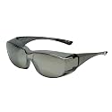 Calabria Unisex Fitover Safety Glasses with Tinted Lenses | Fit Over Eyeglasses | Blue Light &amp; UV Protection Glasses