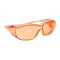 Calabria Unisex Fitover Safety Glasses with Tinted Lenses | Fit Over Eyeglasses | Blue Light &amp; UV Protection Glasses