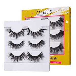 calailis false eyelash natural false lashes fluffy dramatic handmade reusable eyelashes 3 styles cfd304