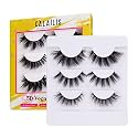 CALAILIS False Eyelash, Natural False Lashes, Fluffy Dramatic Handmade Reusable Eyelashes, 3 styles (CFD308)