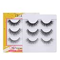 CALAILIS False Eyelash, Natural False Lashes, Fluffy Dramatic Handmade Reusable Eyelashes, 3 styles (CFD301)