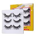 CALAILIS False Eyelash, Natural False Lashes, Fluffy Dramatic Handmade Reusable Eyelashes, 3 styles (CFD304)