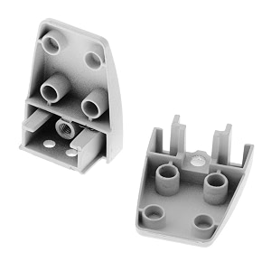 calandis office partition bracket divider clamp holder clips matte white