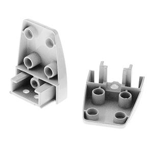 calandis office partition bracket divider clamp holder clips white