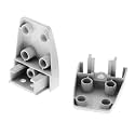 CALANDIS® Office Partition Bracket Divider Clamp Holder Clips White
