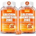 Calcium 1200 mg with Vitamin D3 for Adults - Calcium Citrate Gummies