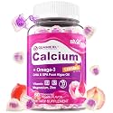 Calcium Citrate 1200 mg Gummies with Vitamin D3 K2, Omega-3, Magnesium Zinc