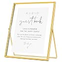 Calculs Audio Guest Book Sign Gold 8x10