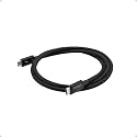 CalDigit Thunderbolt 5 Pro Braided Cable - 120Gbps 240W Power Delivery, Compatible with Thunderbolt 3, 4, USB4 Type C, MacBook Pro, iMac, iPhone 17 Max, Black (1m/3.28ft/39.37")