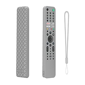 silicone cover case pouch compatible with sony rmf-tx520p remote with loop remote not included grey