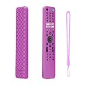 Heavy Duty Armor Silicone Remote Cover Case Pouch Compatible for RMF-TX520P Remote Case for Sony Smart Tv Voice Remote with Remote Loop [Remote NOT Included] (B-Black)