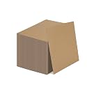 Calenzana 5x7 Corrugated Cardboard Sheets Set of 100, Flat Card Boards Inserts for Crafts, Packing, Shipping, Moving, Mailing
