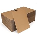Calenzana 8.5x11 Browm Corrugated Cardboard Sheets, Flat Card Boards Inserts for Crafts, Packing, Shipping, Moving, Mailing, 200 Pack