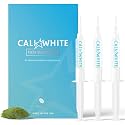 Cali White Teeth Whitening Gel Refills - 35% Carbamide Peroxide Formula - Vegan Organic Tooth Bleach - 3-Piece 5 ml Syringes for Teeth Whitening Kits - Use with UV or LED Light and Trays