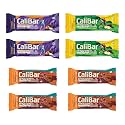CaliBar 20g & 10g Protein Bar - 2 Almond Choco, 2 Banana Binge & 2 Roasted Coffee Bean (Pack of Total 6) | No added Sugar, Gluten-Free & 5g Fiber (65g x 4) + (40g x 2)