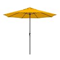 California Umbrella 8-Year Protection 9 Ft Outdoor Patio Umbrella, Solstice Fade-Resistant Fabric, Auto-Tilt, Heavy Duty Aluminum Frame, 8 Reinforced Ribs for Pool or Deck, Bronze Pole
