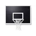 CALIKIWIPROS Mini Basketball Hoop Set Pro League Decorative Solid Wood Wall Mount, Includes 9’ Hoop & 5 mini Basketballs, Classic Look with Colors Matching Some pro Teams.
