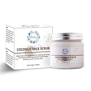 calin coconut milk body scrub 100 ml